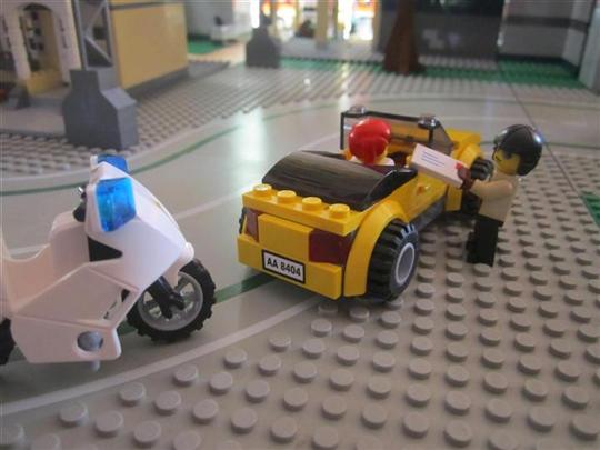 Police impound the car