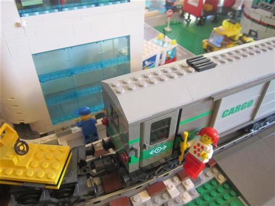 Mary hitches a ride on a freight train