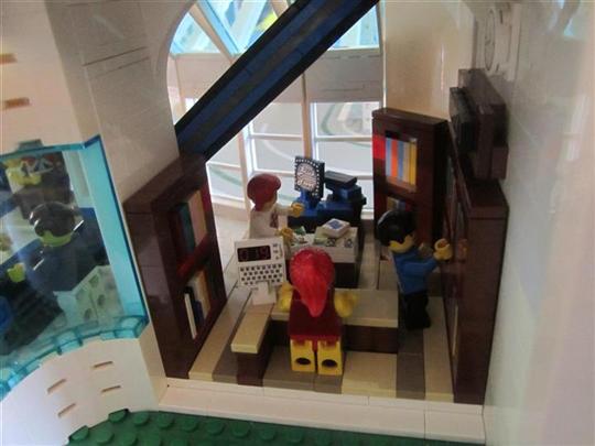 Mary choosing a book