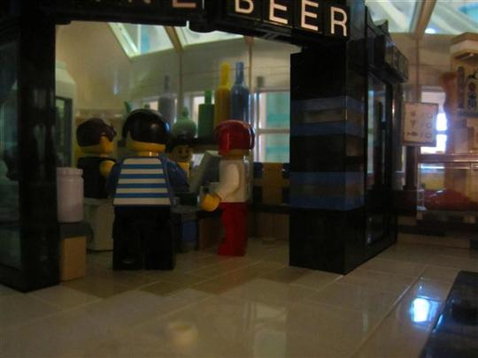 Cart piled with LEGO sets